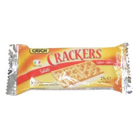 CRAKERS SALATI CARTONE 100 PORZ.DA GR.25